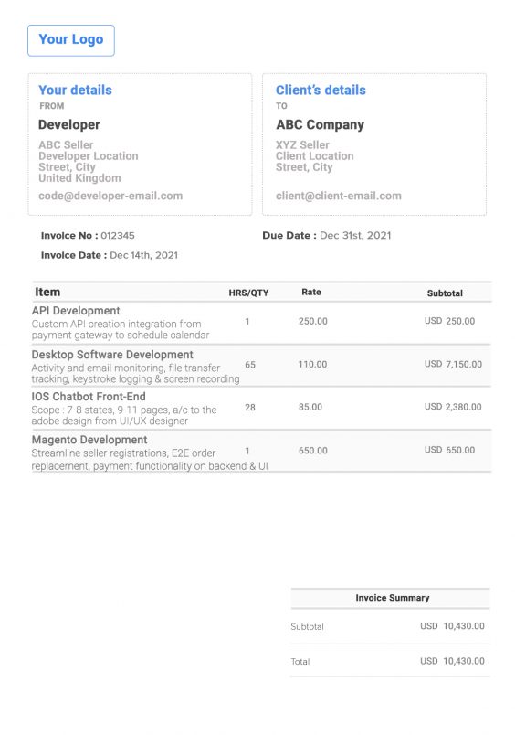 Invoice